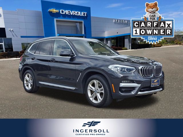 Gray (Dark Graphite Metallic) 2021 BMW X3 SUV / Crossover All-Wheel Drive 8-Speed Automatic
