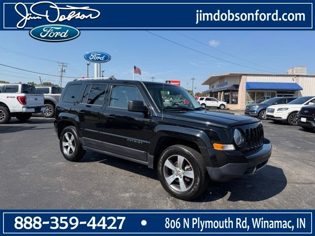 Black Clearcoat 2016 Jeep Patriot SUV / Crossover Four-Wheel Drive 6-Speed Automatic
