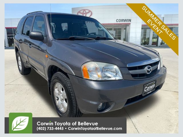 Silver 2003 Mazda Tribute SUV / Crossover Four-Wheel Drive 4-Speed Automatic Overdrive