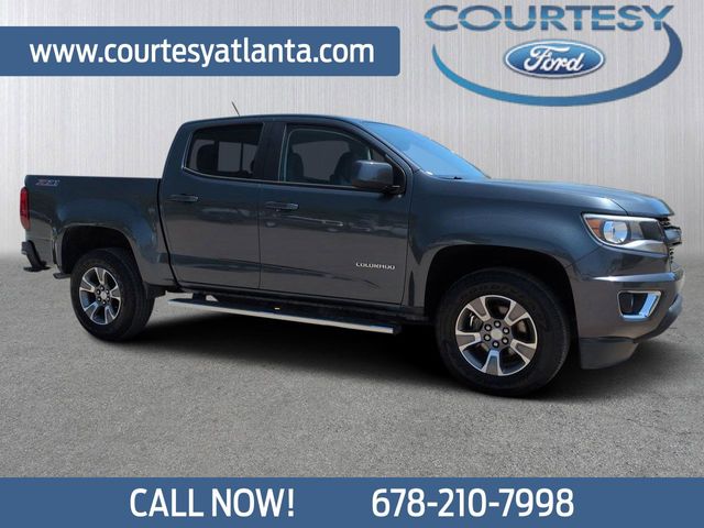 Cyber Gray Metallic 2015 Chevrolet Colorado Z71 Crew Cab RWD Pickup Truck 4X2 6-Speed Automatic