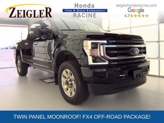 Black 2020 Ford F-250 Super Duty Pickup Truck Four-Wheel Drive Automatic