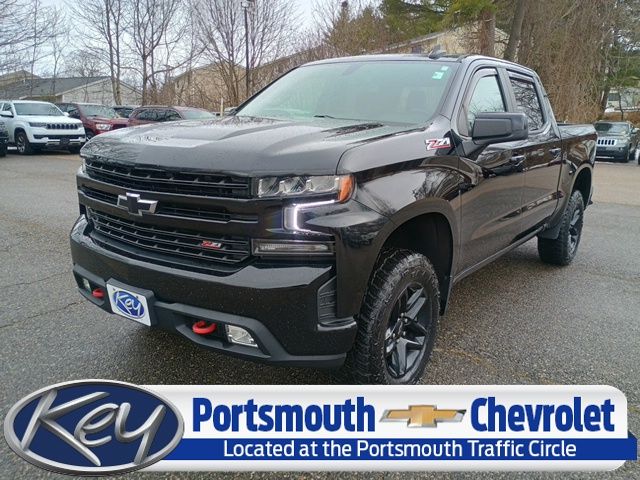 Black 2021 Chevrolet Silverado 1500 Pickup Truck Four-Wheel Drive Automatic