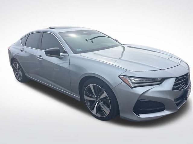 Silver 2024 Acura TLX FWD with Technology Package Sedan Front-Wheel Drive Automatic
