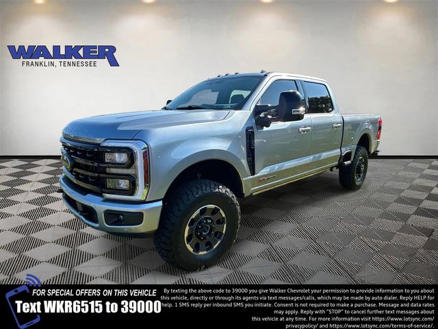 Silver Metallic 2024 Ford F-250 Super Duty Pickup Truck Four-Wheel Drive Automatic
