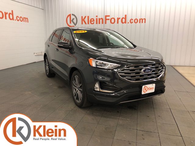 2021 Ford Edge Titanium AWD Gris (Lithium Gray) SUV/Crossover Tracción en las cuatro ruedas 8 velocidades Automática