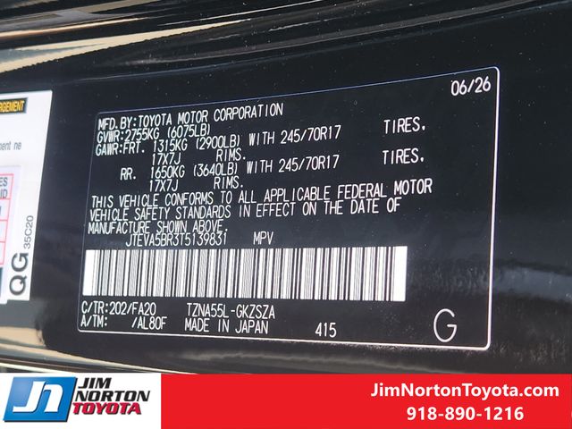 New 2026 Toyota 4Runner SUV