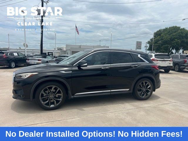 2019 INFINITI QX50 ESSENTIAL Black at South Houston Nissan