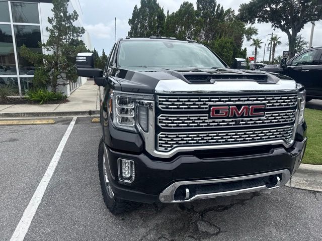 Black (Ebony Twilight Metallic) 2023 GMC Sierra 3500HD Pickup Truck Four-Wheel Drive Automatic