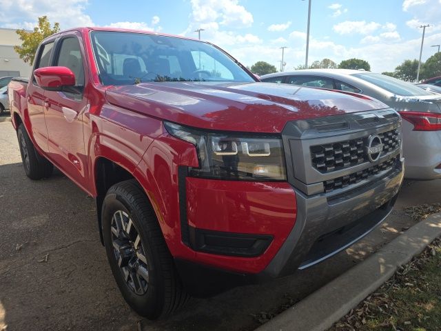 Red Alert 2026 Nissan Frontier Pickup Truck Four-Wheel Drive 9-Speed Automatic Overdrive