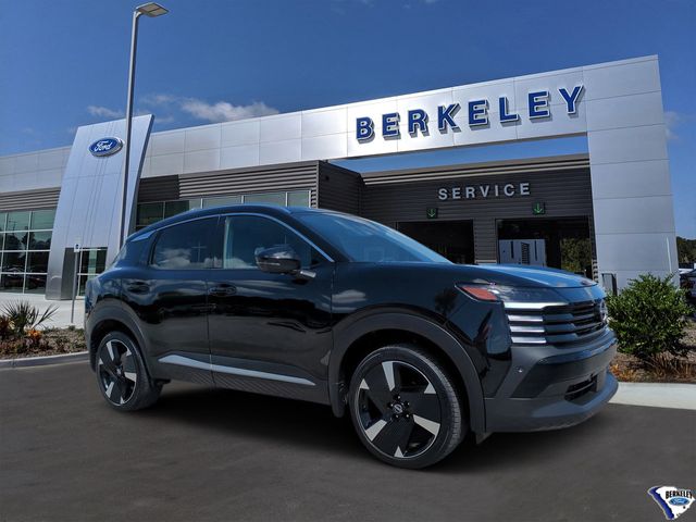 Super Black 2025 Nissan Kicks SR FWD SUV / Crossover Front-Wheel Drive Continuously Variable Transmission