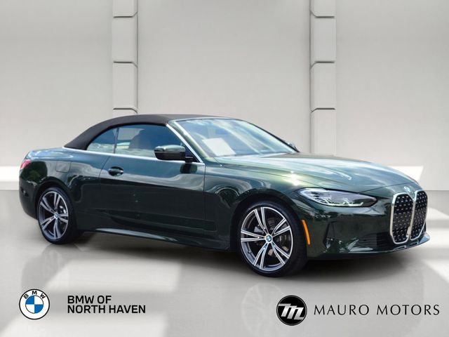 San Remo Green Metallic 2024 BMW 4 Series 430i Convertible xDrive Convertible All-Wheel Drive 8-Speed Automatic