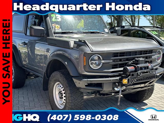 Blue (Azure Gray Metallic Tri-Coat) 2023 Ford Bronco 2-Door 4WD SUV / Crossover Four-Wheel Drive 7-Speed Manual