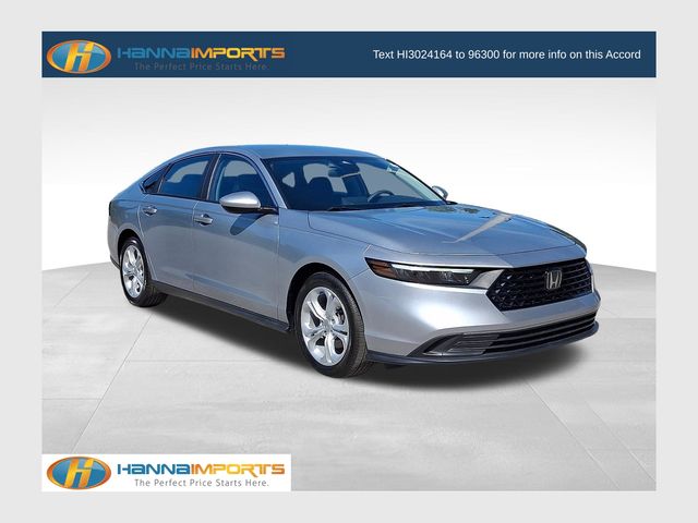 Solar Silver Metallic 2024 Honda Accord Sedan Front-Wheel Drive Continuously Variable Transmission