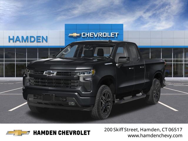 Black 2026 Chevrolet Silverado 1500 RST Double Cab 4WD Pickup Truck Four-Wheel Drive Automatic