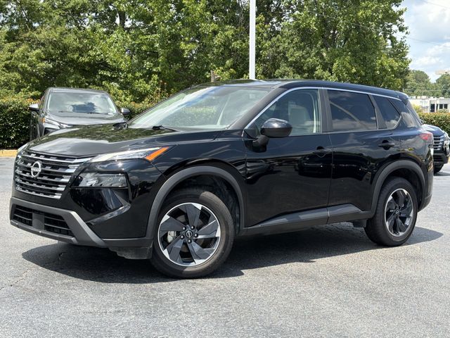 Super Black 2025 Nissan Rogue SUV / Crossover Front-Wheel Drive Continuously Variable Transmission
