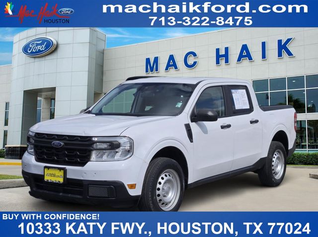 Oxford White 2022 Ford Maverick XL SuperCrew FWD Pickup Truck Front-Wheel Drive 8-Speed Automatic