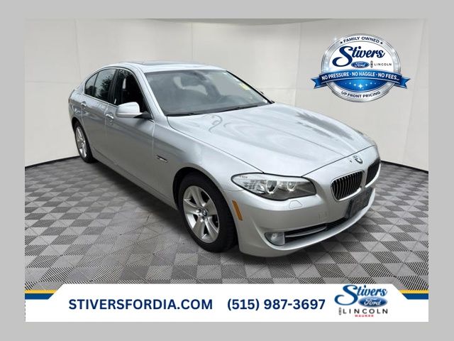 Titanium Silver Metallic 2013 BMW 5 Series Sedan All-Wheel Drive 8-Speed Automatic