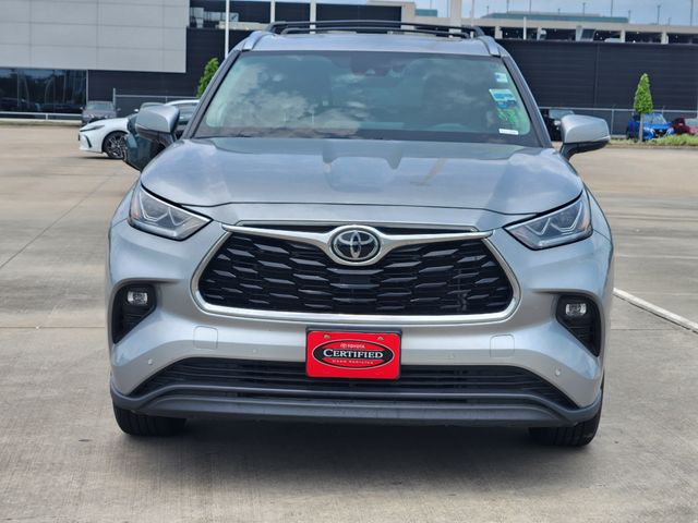 2025 Toyota Highlander Limited Silver at Monument Chevrolet