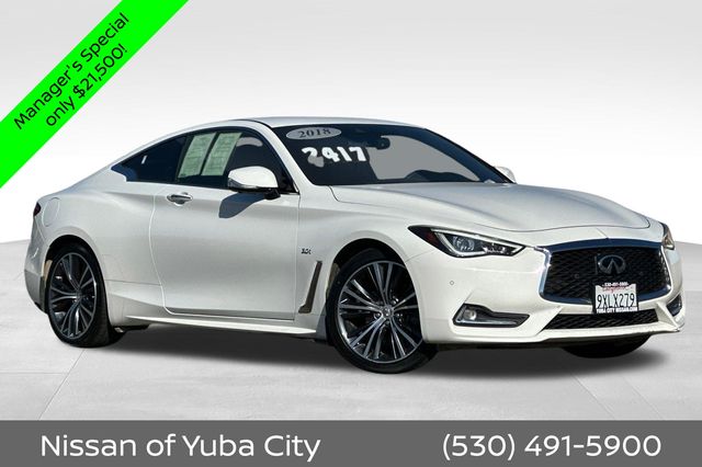 White 2018 INFINITI Q60 Coupe All-Wheel Drive 7-Speed Automatic