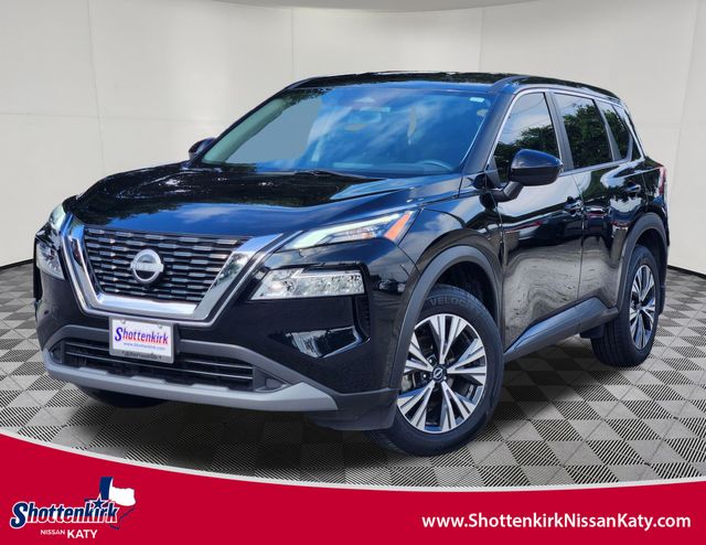 Super Black 2023 Nissan Rogue SUV / Crossover Front-Wheel Drive Continuously Variable Transmission