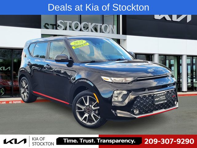 Cherry Black 2021 Kia Soul SUV / Crossover Front-Wheel Drive Continuously Variable Transmission