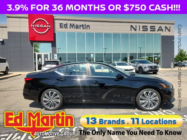 Super Black 2026 Nissan Altima 2.5 SV FWD Sedan Front-Wheel Drive Continuously Variable Transmission