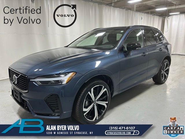 Denim Blue Metallic 2024 Volvo XC60 B5 Ultimate Dark Theme AWD SUV / Crossover All-Wheel Drive Automatic