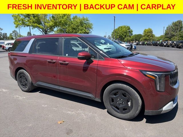 Flare Red 2025 Kia Carnival LXS FWD Minivan Front-Wheel Drive 8-Speed Automatic