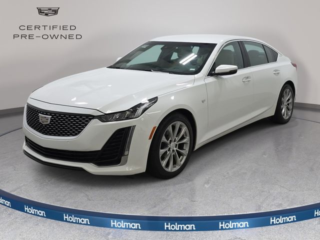 Summit White 2024 Cadillac CT5 Sedan Rear-Wheel Drive Automatic