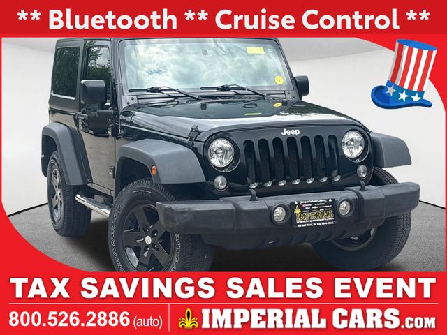 Black Clearcoat 2017 Jeep Wrangler SUV / Crossover Four-Wheel Drive 6-Speed Manual
