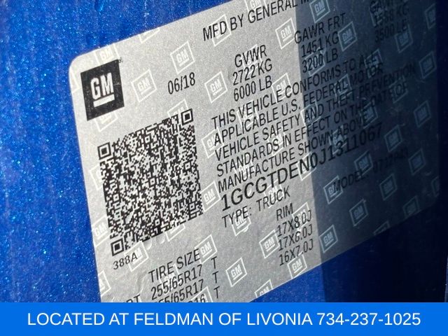 Used 2018 Chevrolet Colorado For Sale in Livonia, MI