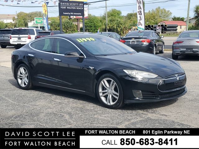 Black 2013 Tesla Model S 60 RWD Sedan Rear-Wheel Drive 1-Speed Automatic