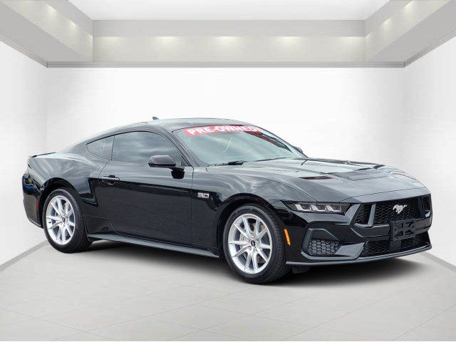 Shadow Black 2024 Ford Mustang Coupe Rear-Wheel Drive 6-Speed Manual