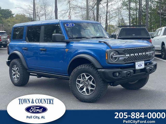 Blue Metallic 2025 Ford Bronco Badlands 4-Door 4WD SUV / Crossover Four-Wheel Drive Automatic