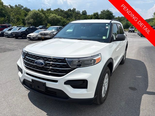 Oxford White 2023 Ford Explorer SUV / Crossover All-Wheel Drive Automatic