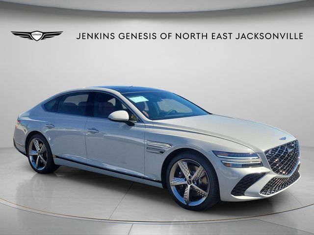 Vatna Gray 2026 Genesis G80 2.5T Sport Prestige AWD Sedan All-Wheel Drive 8-Speed Automatic