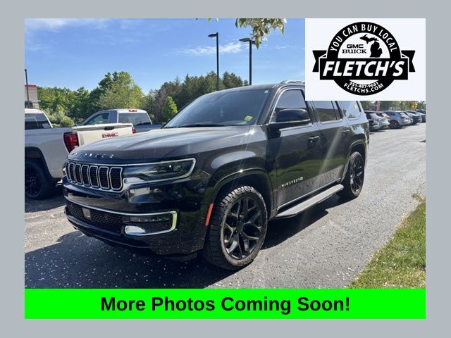 Diamond Black Crystal Pearlcoat 2024 Jeep Wagoneer 4WD SUV / Crossover Four-Wheel Drive 8-Speed Automatic