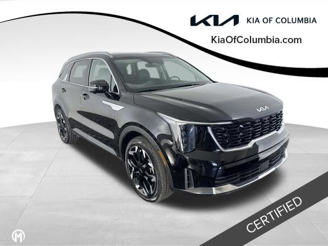 Ebony Black 2025 Kia Sorento SUV / Crossover Front-Wheel Drive 8-Speed Dual Clutch