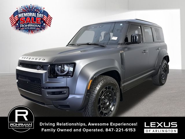 Gray 2025 Land Rover Defender 110 P635 OCTA AWD SUV / Crossover All-Wheel Drive 8-Speed Automatic