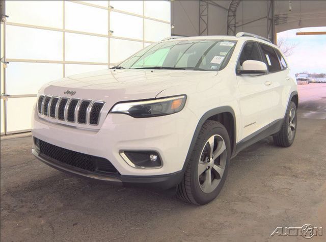 Bright White Clearcoat 2019 Jeep Cherokee Limited 4WD SUV / Crossover Four-Wheel Drive 9-Speed Automatic