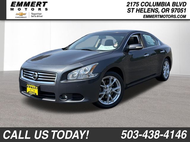 Metallic Slate 2013 Nissan Maxima Sedan Front-Wheel Drive Continuously Variable Transmission