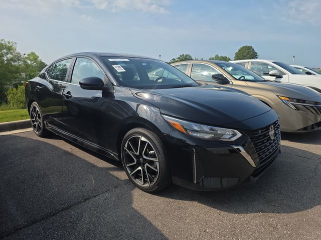 Super Black 2025 Nissan Sentra Sedan Front-Wheel Drive Continuously Variable Transmission