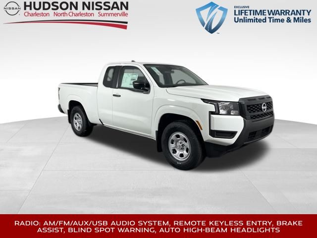 2025 Glacier White Nissan Frontier S Truck