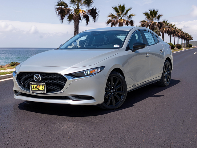 Gray (Platinum Quartz Metallic) 2026 Mazda MAZDA3 2.5 S Select Sport FWD Sedan Front-Wheel Drive 6-Speed Automatic