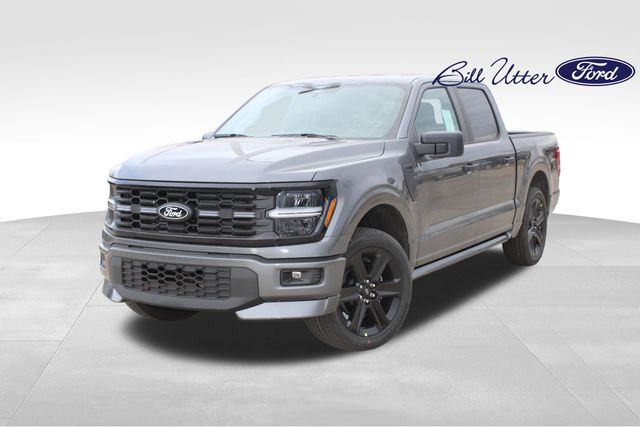 Carbonized Gray Metallic 2025 Ford F-150 STX 4dr SuperCrew 4WD Pickup Truck Four-Wheel Drive Automatic