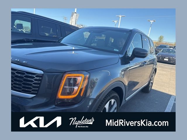 Gravity Gray 2021 Kia Telluride EX FWD SUV / Crossover Front-Wheel Drive 8-Speed Automatic