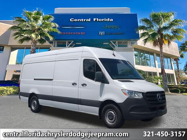 White 2024 Mercedes-Benz Sprinter Cargo Van Rear-Wheel Drive 9-Speed Automatic