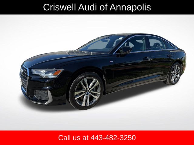 Black 2022 Audi A6 quattro Premium 55 TFSI Sedan All-Wheel Drive 7-Speed Automatic