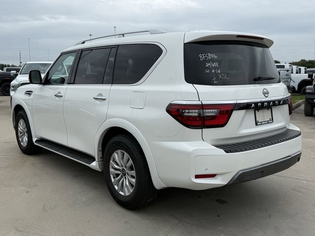 2024 Nissan Armada SV White at Wharton Ford