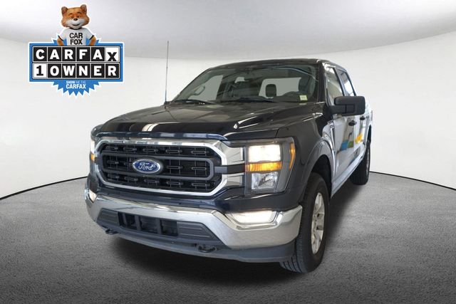 Blue Metallic 2023 Ford F-150 Pickup Truck Four-Wheel Drive Automatic